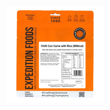 Chili con carne com arroz - Formato grande