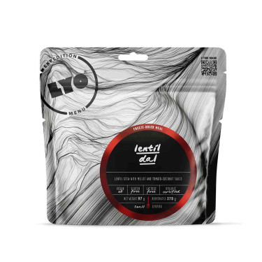 Dahl de lentilhas com milho-miúdo biológico