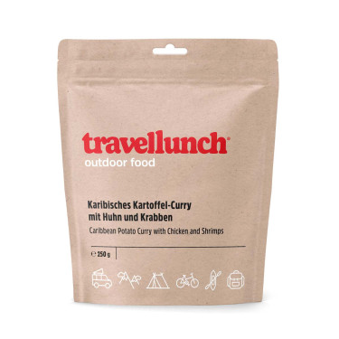 Caril de batata com frango e camarão - Dose dupla