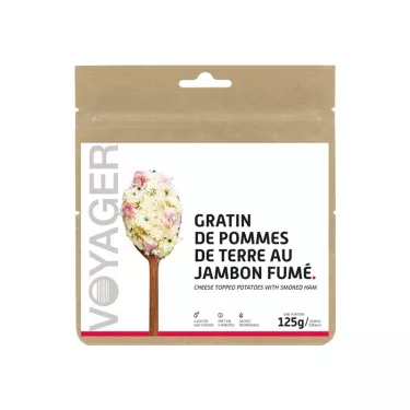 Gratinado de batata com presunto fumado