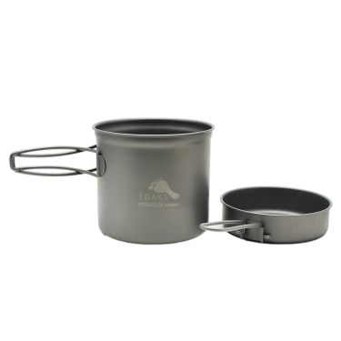 Conjunto de cozinha e frigideira em titânio Toaks - 1,1 L