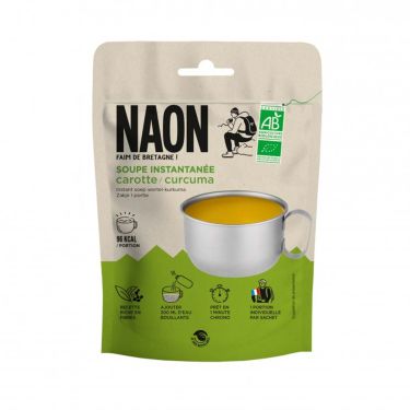 Sopa bio de cenoura e curcuma