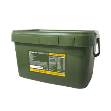 Pack 7 dias em balde - Refeições liofilizadas, Bolachas de emergência - 10 anos