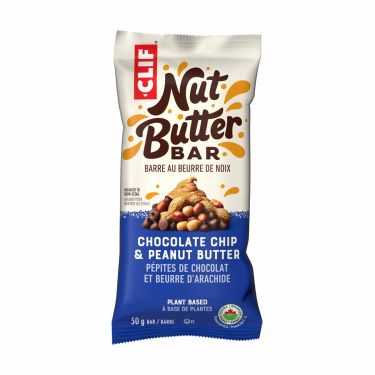 Barra energética Clif Bar recheada com manteiga de amendoim - Pepitas de chocolate