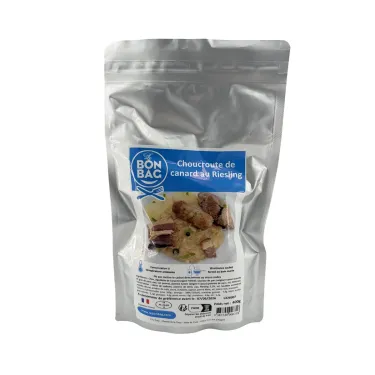 Chucrute de pato com riesling