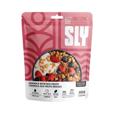 Granola com frutos vermelhos